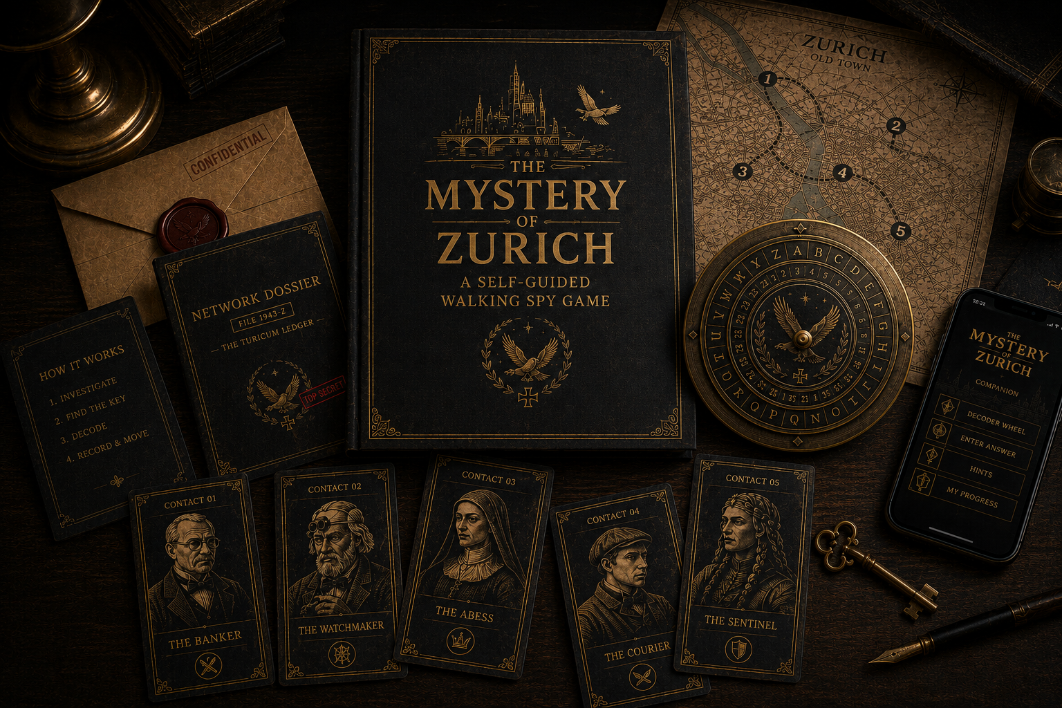 The Mystery of Zurich — a self-guided walking spy game